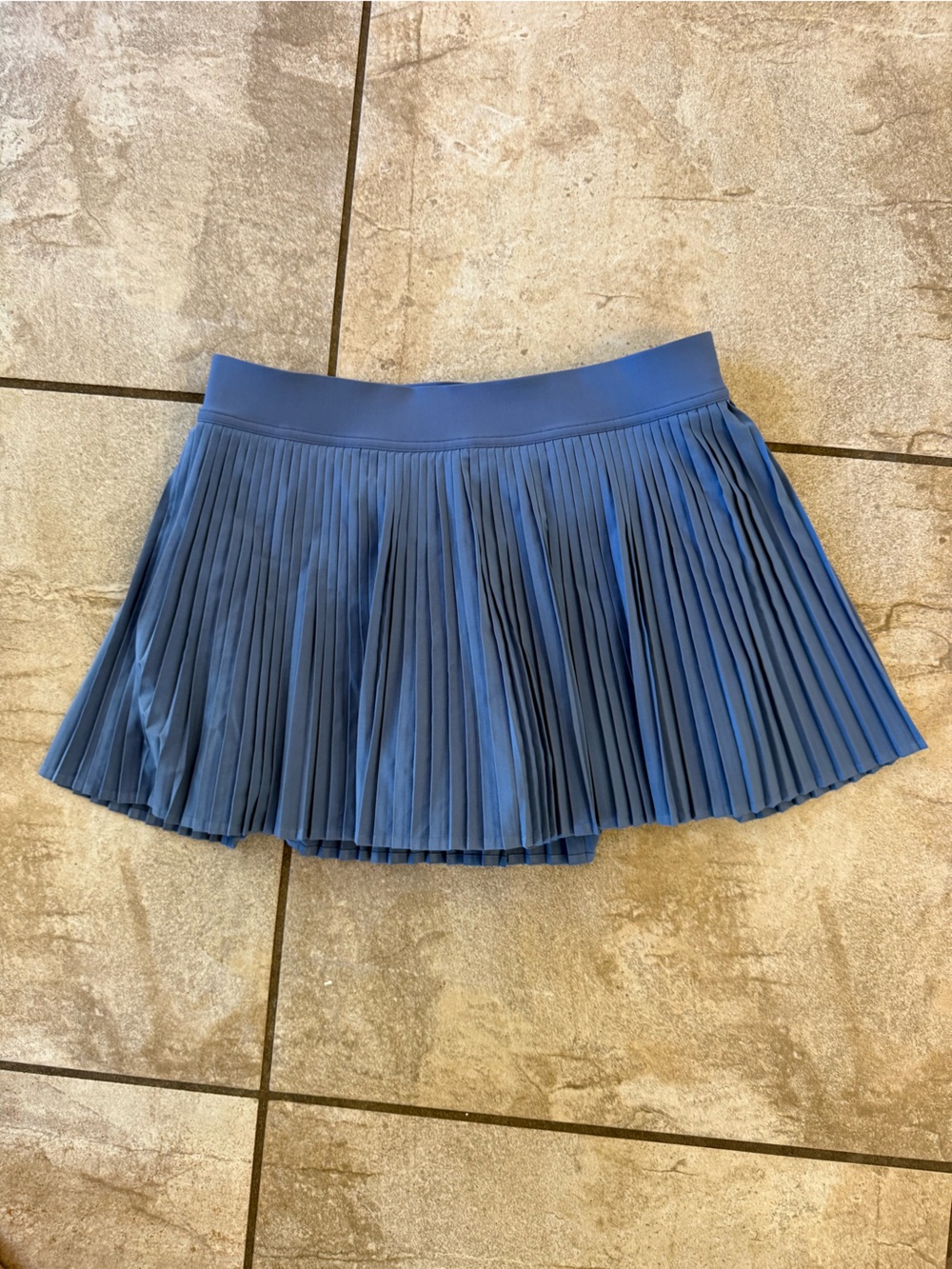 lululemon Pleated Oasis Blue Varsity High Rise Tennis Skirt - 8